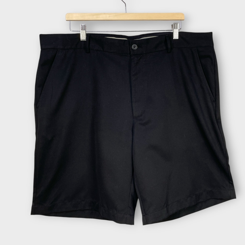 Greg Norman for Tasso Elba Golf Shorts Men's 40 Black Casual Travel Resort